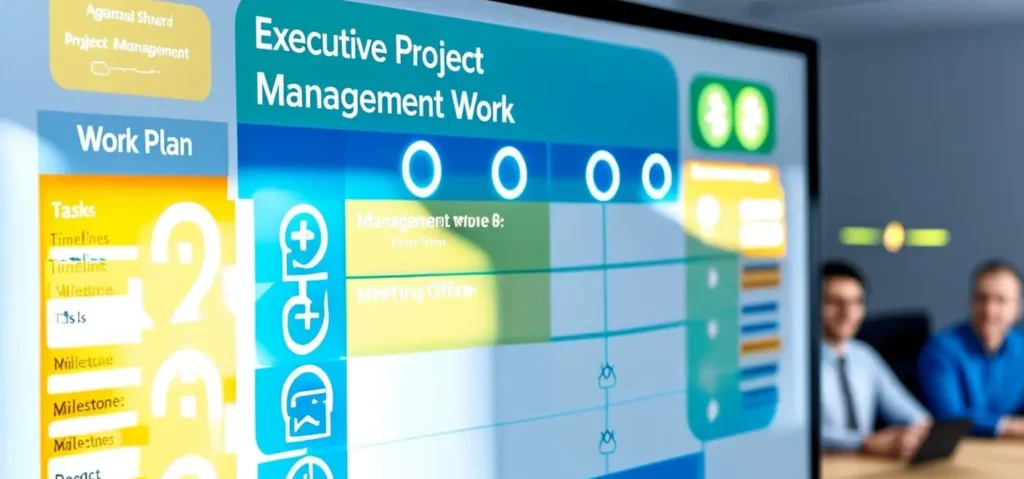 Project plan, plan de trabajo, administración de riesgos y problemas, reportes de estado