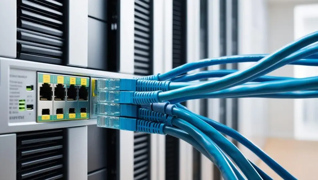 switches de red, access point, wifi, patch cord, patch panel