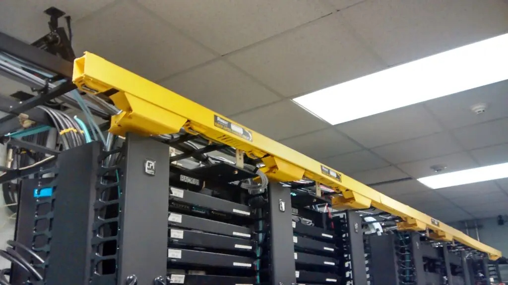 estructura para fibra óptica, calbeado de Fiber channel, ducteria, pvc