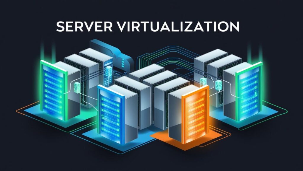 virtualización de servidores, plataforma virtual, máquinas virtuales (MV)